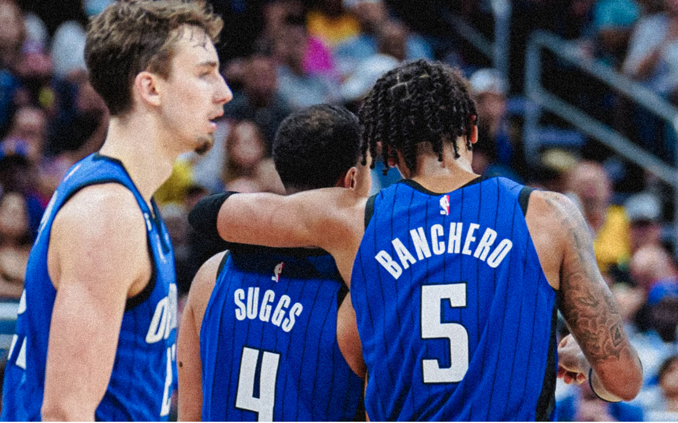Orlando Magic players preparing for the 2026-27 NBA season